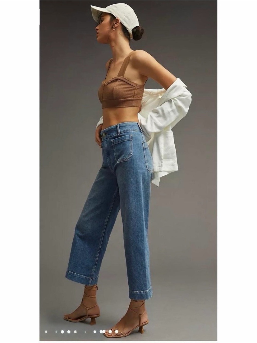 Pilcro Anthropologie The Skipper Wide Leg Jeans - Picture 2 of 10